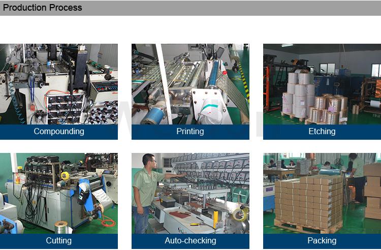 50x50mm 8.2MHz RF anti-theft sticker for retail security