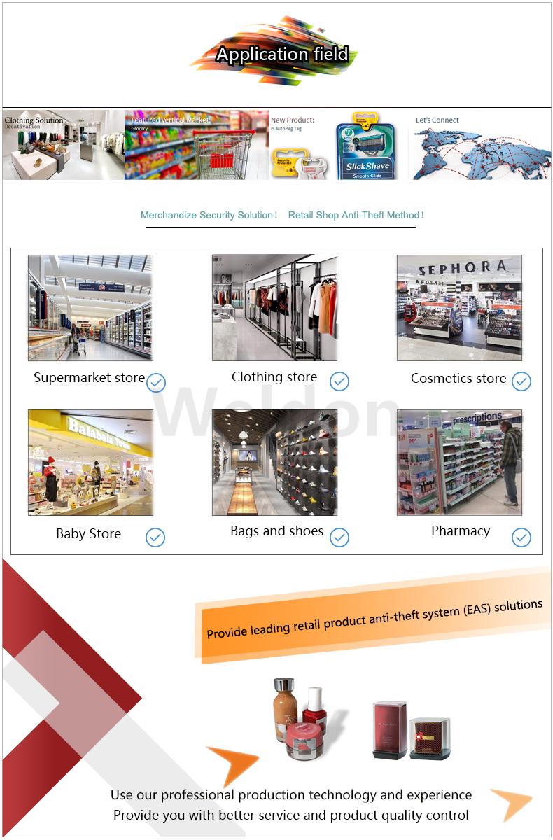EAS AM 58KHz mini pencil hard tag with steel pin lock for anti-theft